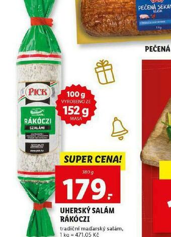 Lidl Uherský salám  rákóczi nabídka
