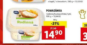 Lidl Pomazánka nabídka