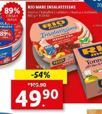 Lidl Rio mare insalatissime nabídka