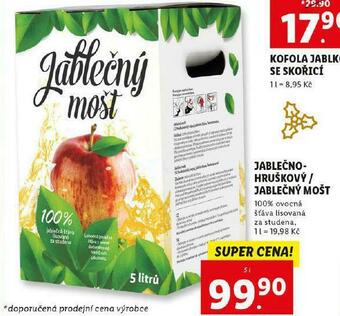 Lidl Jablečno-hruškový / jablečný mošt nabídka