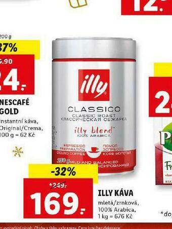 Lidl Illy káva nabídka