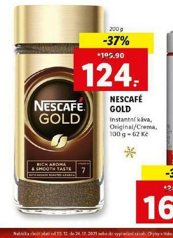 Lidl Nescafé gold nabídka