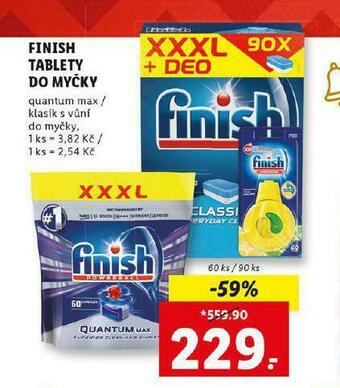 Lidl Finish tablety do myčky nabídka