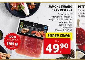 Lidl Jamón serrano gran reserva nabídka