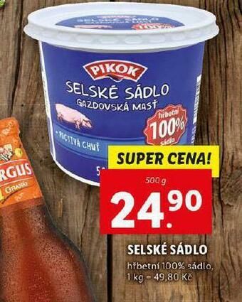 Lidl Selské sádlo nabídka