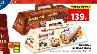 Lidl Marlenka medová roláda nabídka