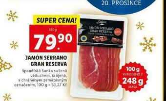 Lidl Jamón serrano gran reserva nabídka