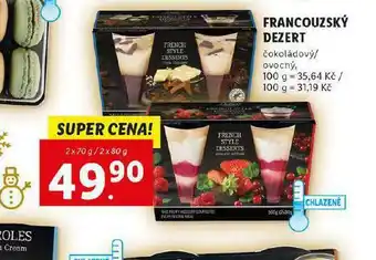 Lidl Feancouzský dezert nabídka