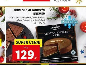 Lidl Dort se smetanovým krémem nabídka