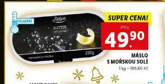 Lidl Máslo s mořkou solí nabídka
