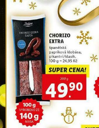 Lidl Chorizo extra nabídka