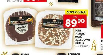 Lidl Koláč s lískovými ořechy nabídka
