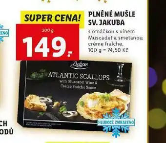Lidl Plněné mušle sv. jakuba nabídka