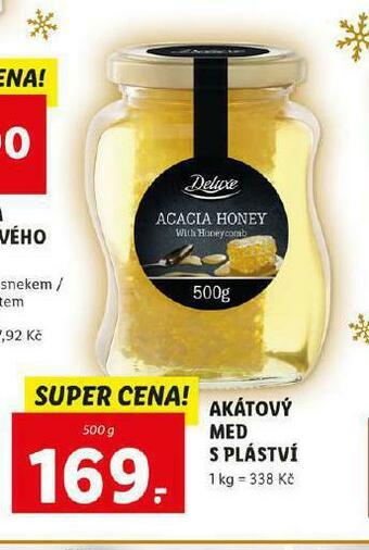 Akátový med s pláství