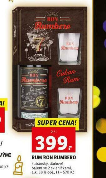 Lidl Rum ron rumbero nabídka