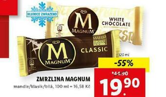 Lidl Zmrzlina magnum nabídka