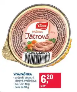 Makro Viva Paštika nabídka