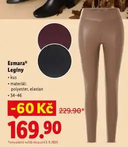 Lidl ESMARA LEGÍNY nabídka