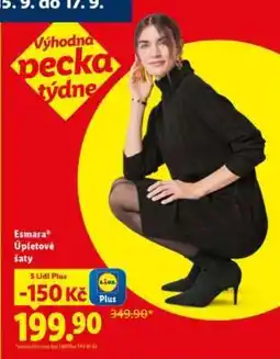 Lidl Esmara ÚPLETOVÉ ŠATY nabídka