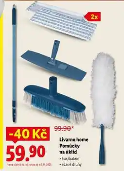 Lidl Livarno home Pomůcky na úklid nabídka