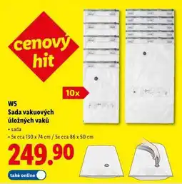 Lidl W5 Sada vakuových úložných vaků nabídka