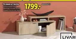 Lidl TV stolek se 2 dvířky nabídka