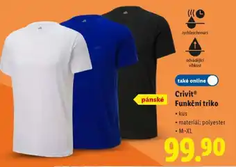 Lidl Crivit FUNKČNÍ TRIKO nabídka