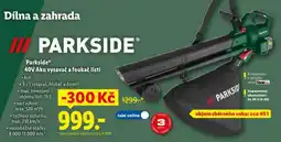 Lidl Parkside 40V Aku vysavač a foukač listí nabídka