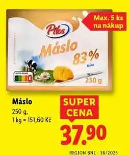 Lidl Máslo nabídka