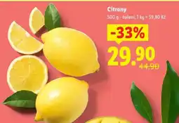 Lidl Citrony nabídka