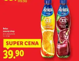 Lidl Relax Ovocný sirup nabídka