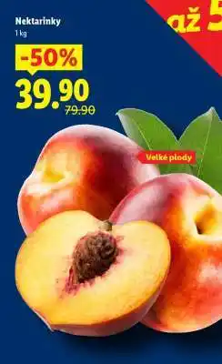 Lidl Nektarinky nabídka