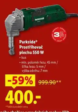 Lidl Parkside Prostřihovač plechu 550 W nabídka