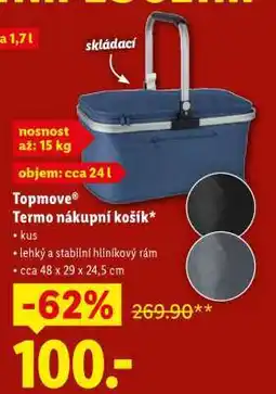 Lidl TOPMOVE TERMO NÁKUPNÍ KOŠÍK nabídka