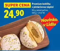 Lidl PREMIUM KOBLIHA S PISTÁCIOVOU NÁPLNÍ nabídka
