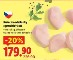 Lidl KUŘECÍ MEDAILONKY Z PRSNÍCH ŘÍZKŮ nabídka