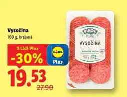 Lidl Vysočina nabídka