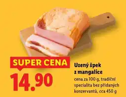 Lidl Uzený špek z mangalice nabídka