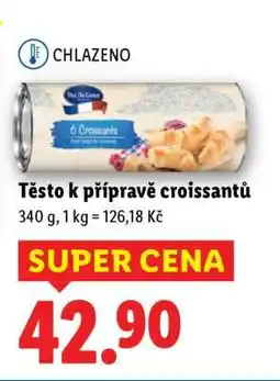 Lidl TĚSTO K PŘÍPRAVĚ CROISSANTŮ nabídka