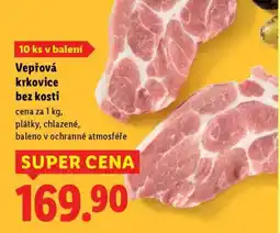 Lidl Vepřová krkovice bez kosti nabídka