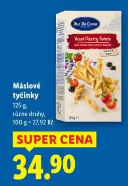 Lidl Máslové tyčinky nabídka