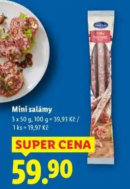 Lidl MINI SALÁMY nabídka