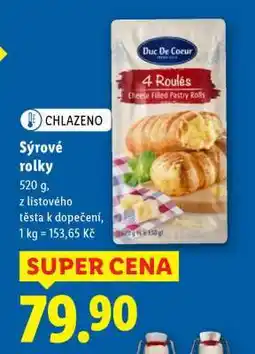 Lidl Sýrové rolky nabídka