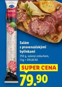 Lidl Salám s provensálskými bylinkami nabídka