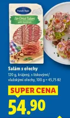 Lidl SALÁM S OŘECHY nabídka