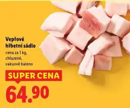 Lidl VEPŘOVÉ HŘBETNÍ SÁDLO nabídka