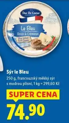 Lidl SÝR LE BLEU nabídka