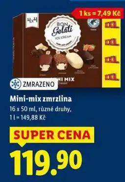 Lidl MINI MIX ZMRZLINA nabídka