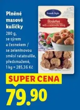 Lidl PLNĚNÉ MASOVÉ KULIČKY nabídka