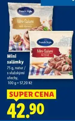 Lidl MINI SALÁMKY nabídka